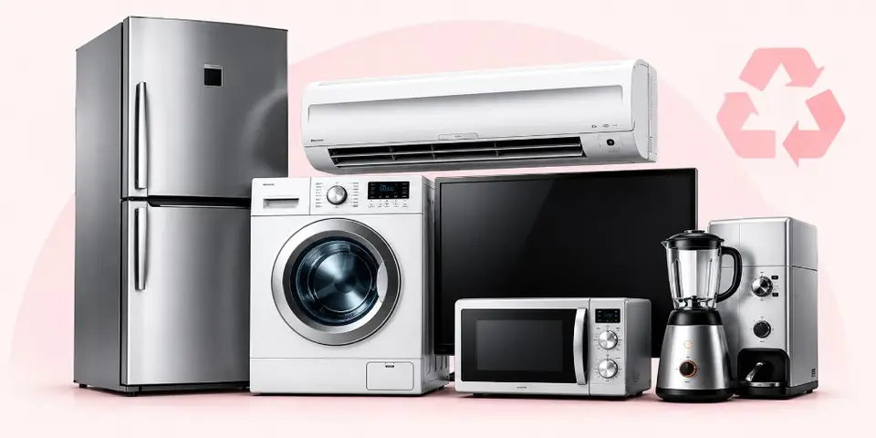 Fridge, washing machine, air conditioner and mixer