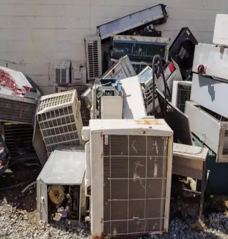 Discarded air conditioners from Boring Road