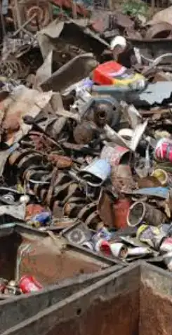 Iron and tin scrap from Boring Road